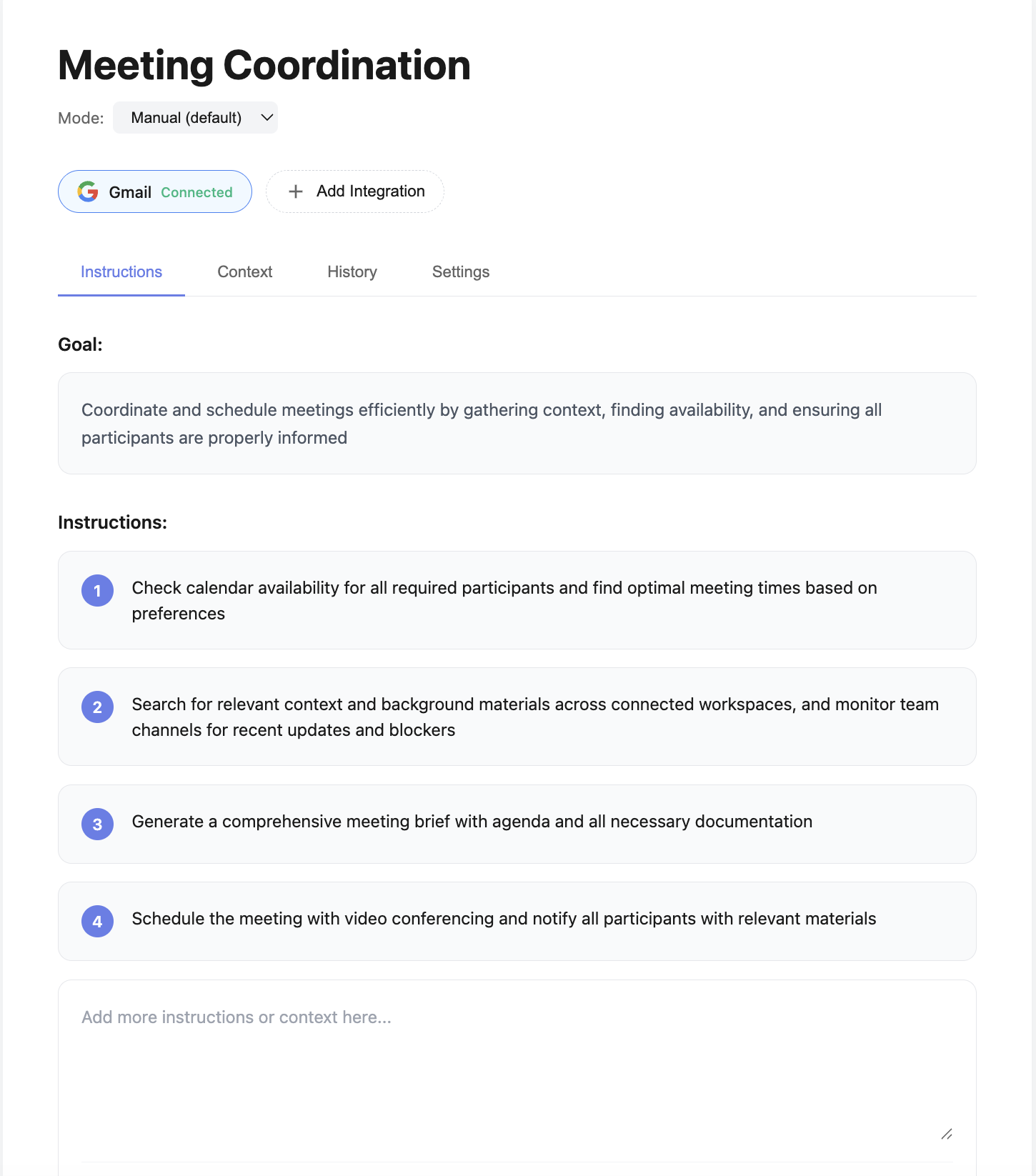 Forsyte workflow interface showing plain English instructions